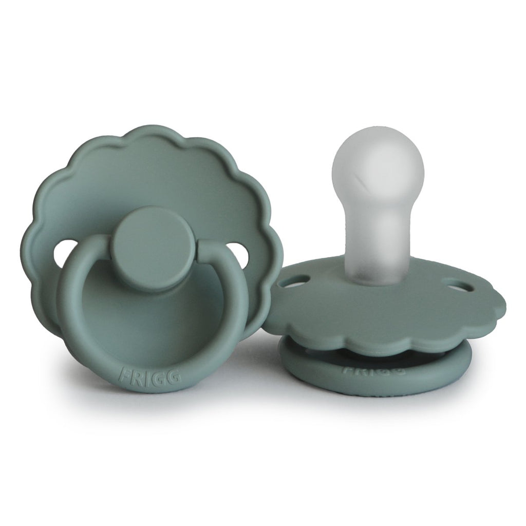 FRIGG Silicone Pacifier (Daisy - Lily Pad) - HoneyBug 
