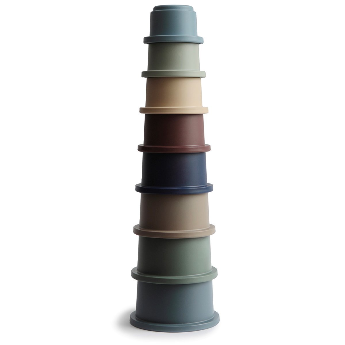 Stacking Cups Toy | Made in Denmark (Forest) - HoneyBug 