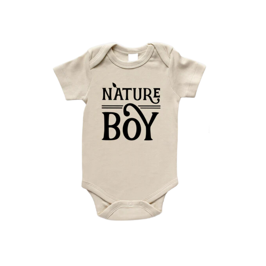 Nature Boy Bodysuit - Cream - HoneyBug 