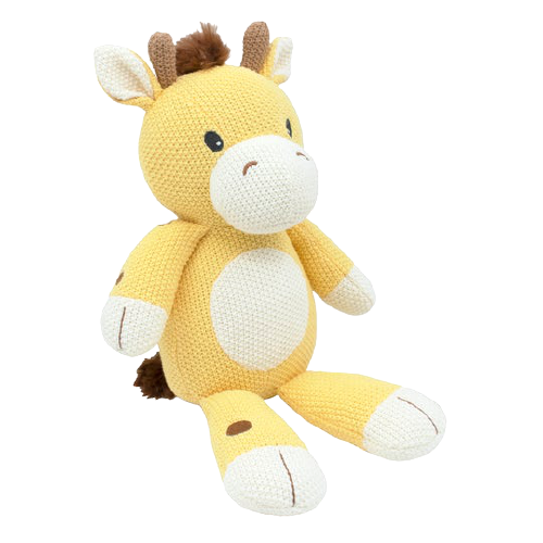 Whimsical Knit Toy - Noah Giraffe - HoneyBug 