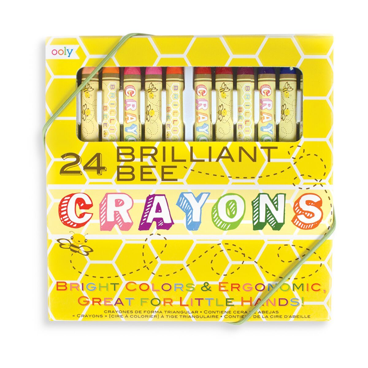 Brilliant Bee Crayons - 24 Pack - HoneyBug 