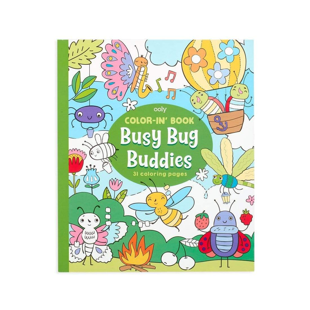 Color-in' Book: Busy Bug Buddies - HoneyBug 