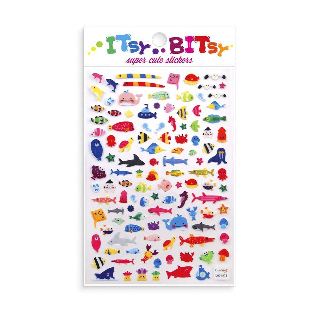 Itsy Bitsy Stickers - A Little Sea Life - HoneyBug 