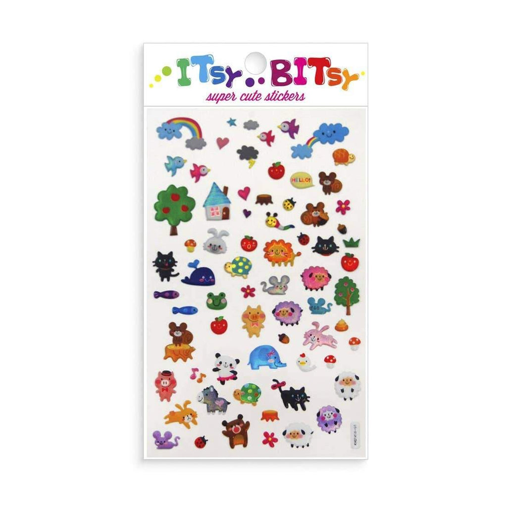 Itsy Bitsy Stickers - Animal Town - HoneyBug 