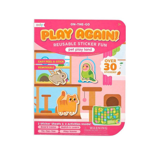 Play Again! Mini On-The-Go Activity Kit - Pet Play Land - HoneyBug 