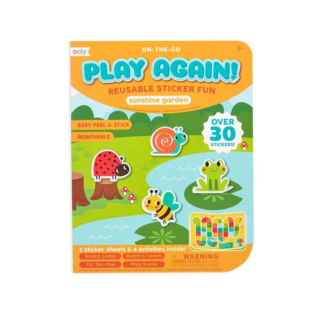Play Again! Mini On-The-Go Activity Kit - Sunshine Garden - HoneyBug 