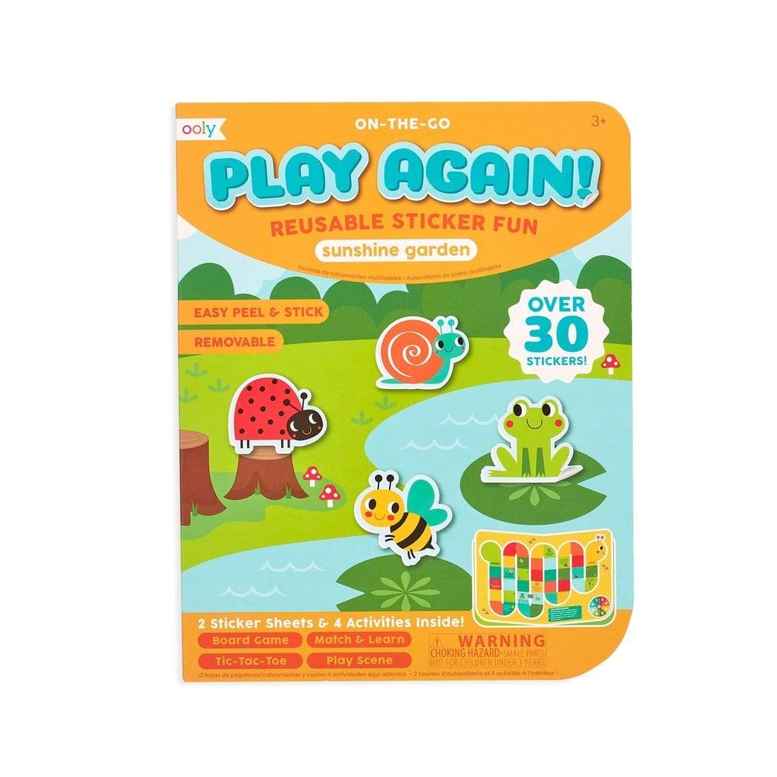 Play Again! Mini On-The-Go Activity Kit - Sunshine Garden - HoneyBug 