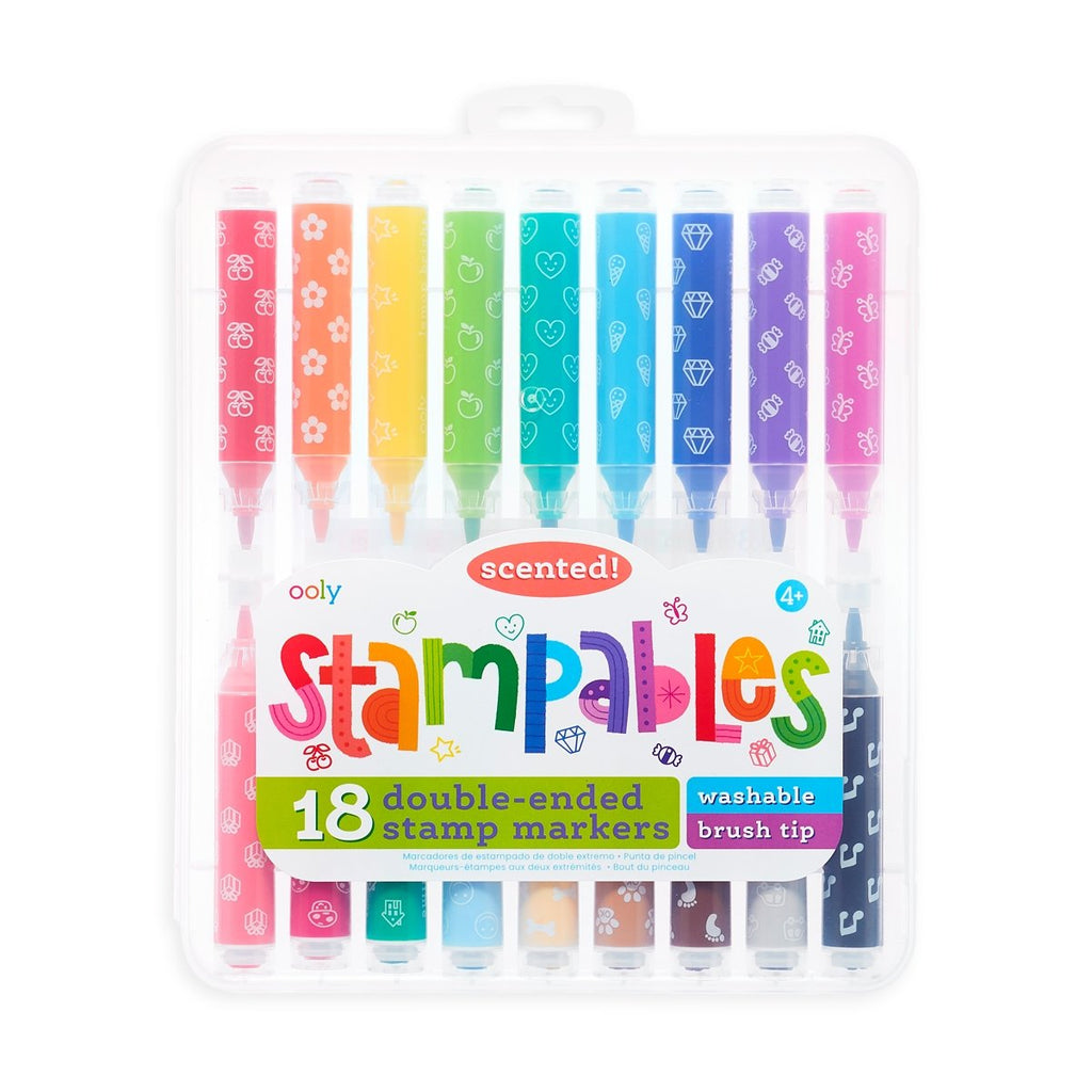 Stampables Scented Markers - Set of 18 - HoneyBug 