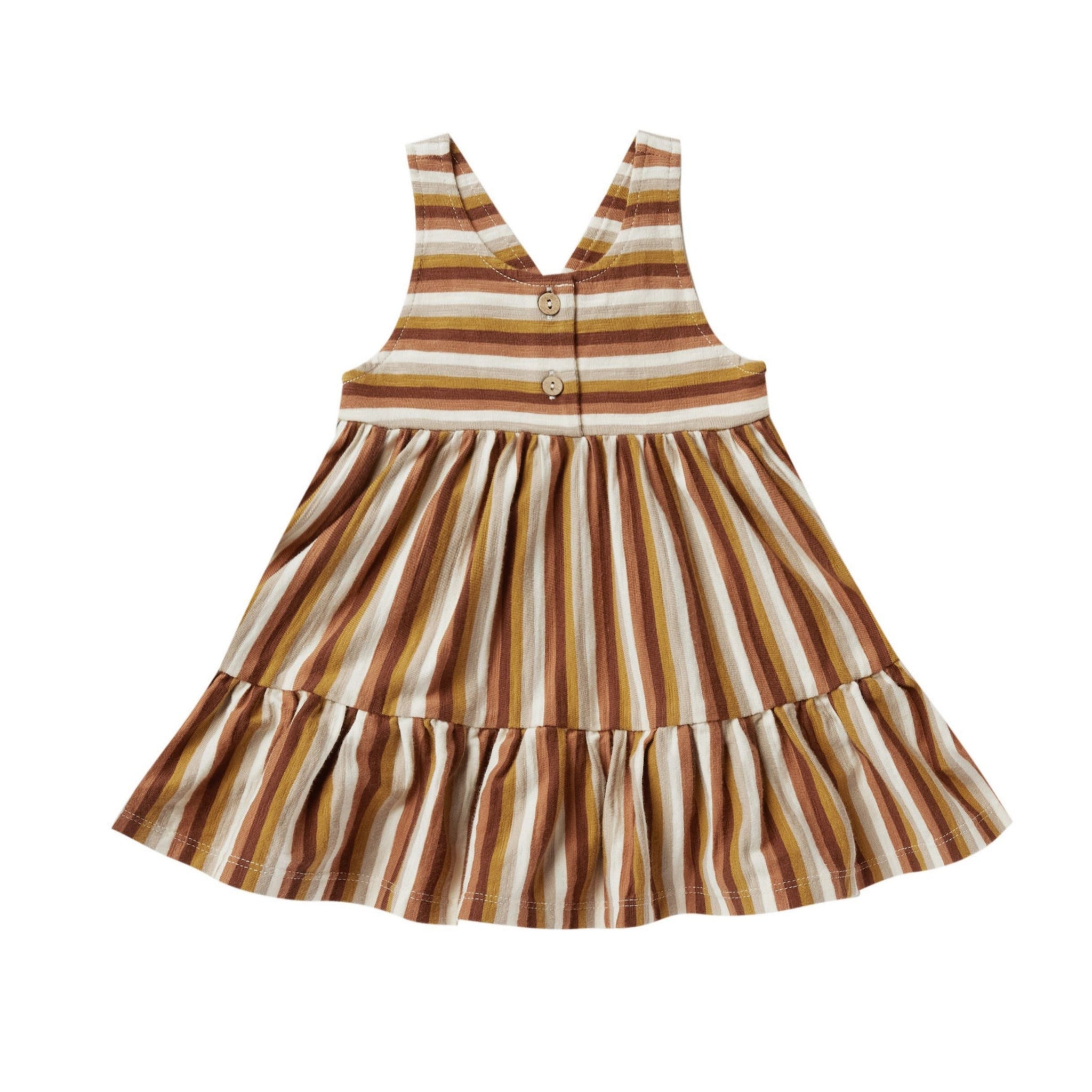 Ruby Swing Dress | Multi-Stripe - HoneyBug 