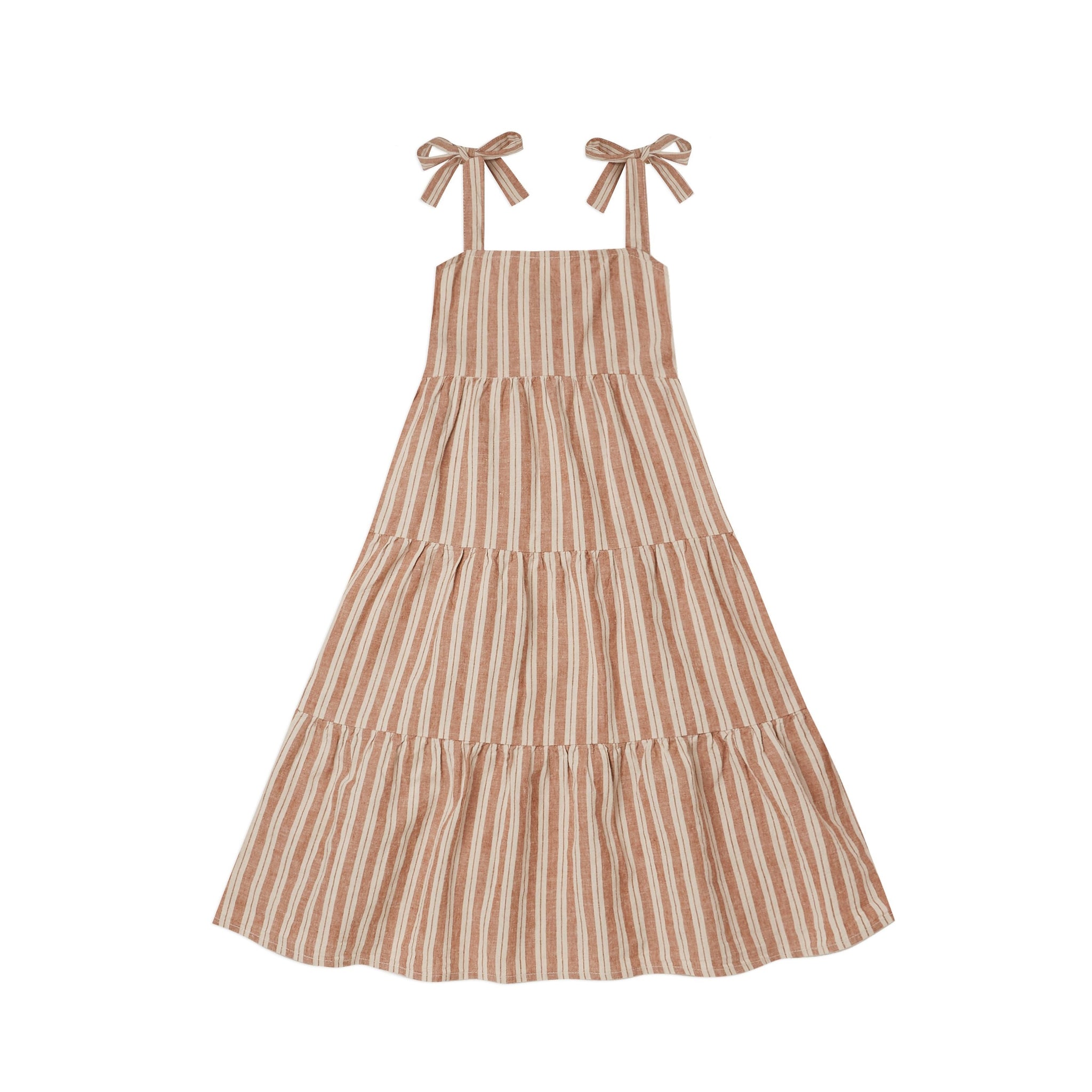 Harbor Dress | Stone Stripe - HoneyBug 
