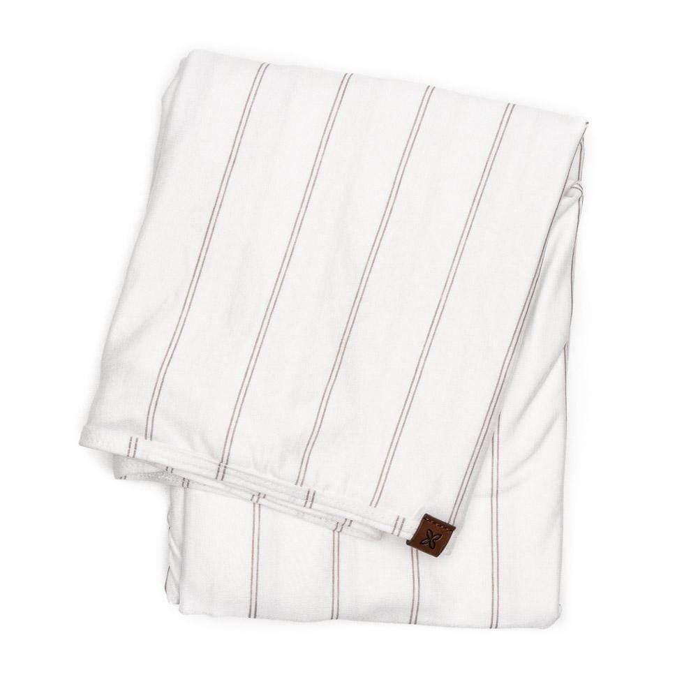 Swaddle Blanket - Fawn Stripe - HoneyBug 