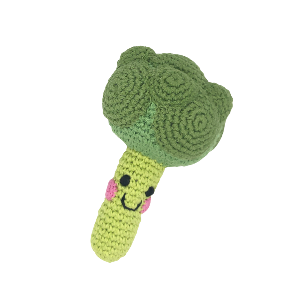 Friendly Broccoli Rattle - HoneyBug 