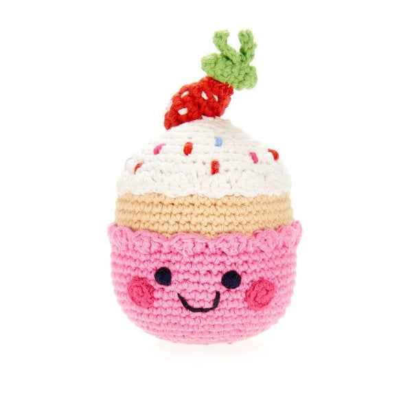 Friendly Cupcake with Strawberry - HoneyBug 
