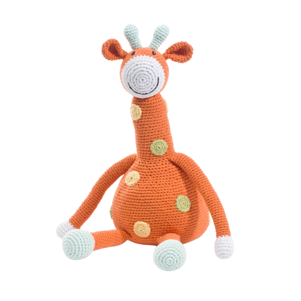 Giraffe Knit Toy - HoneyBug 