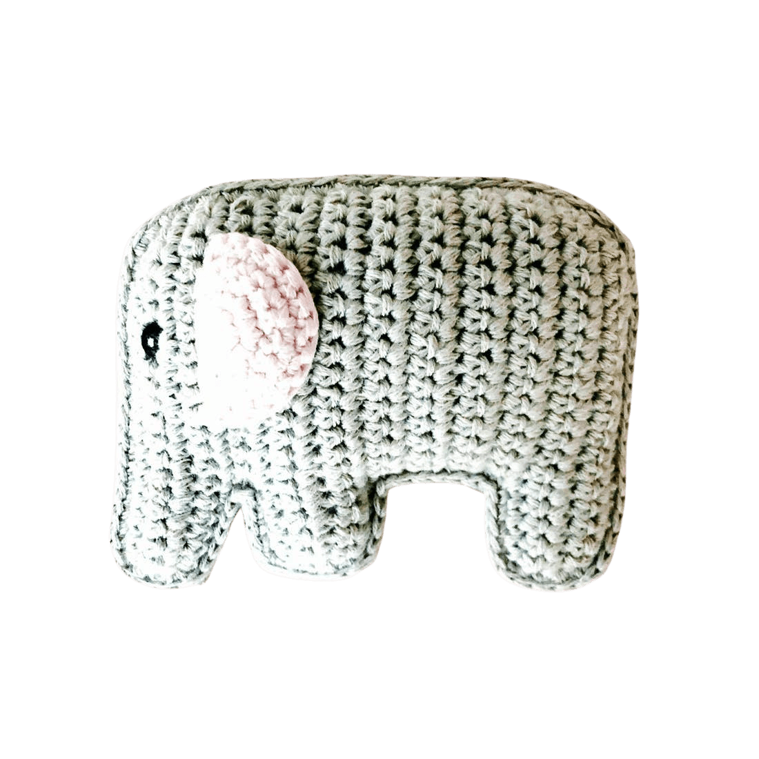 Organic Elephant Rattle - Teal - HoneyBug 