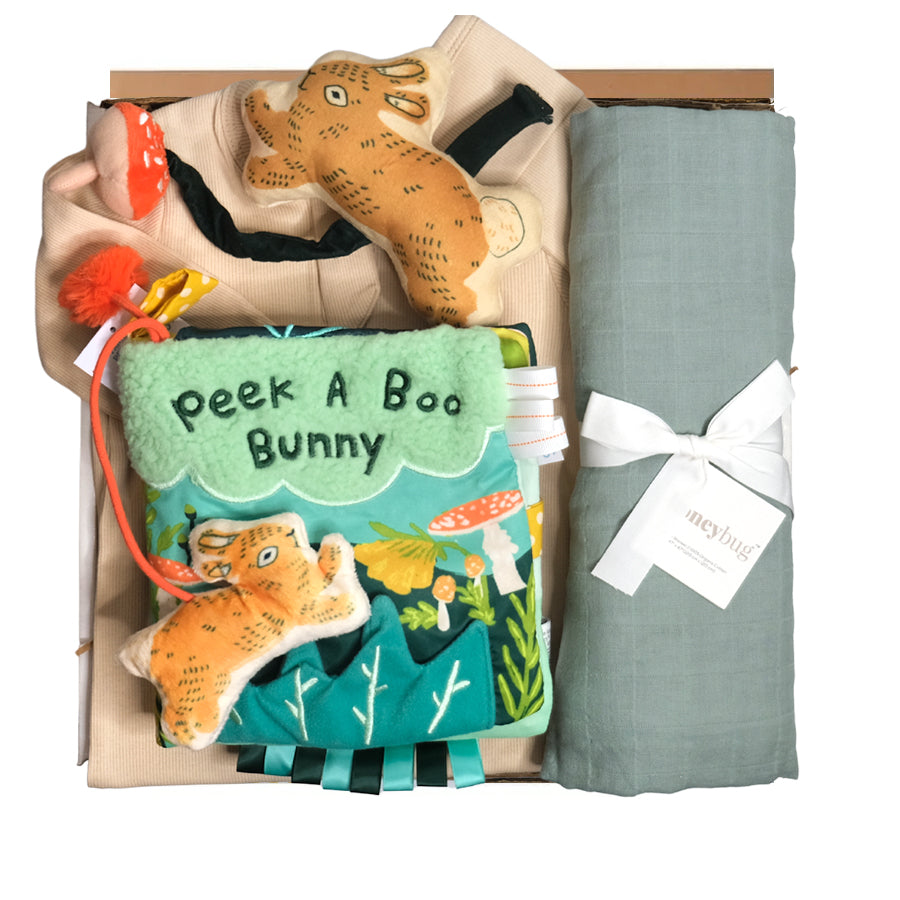 Peek-A-Boo Bunny Gift Box - HoneyBug 