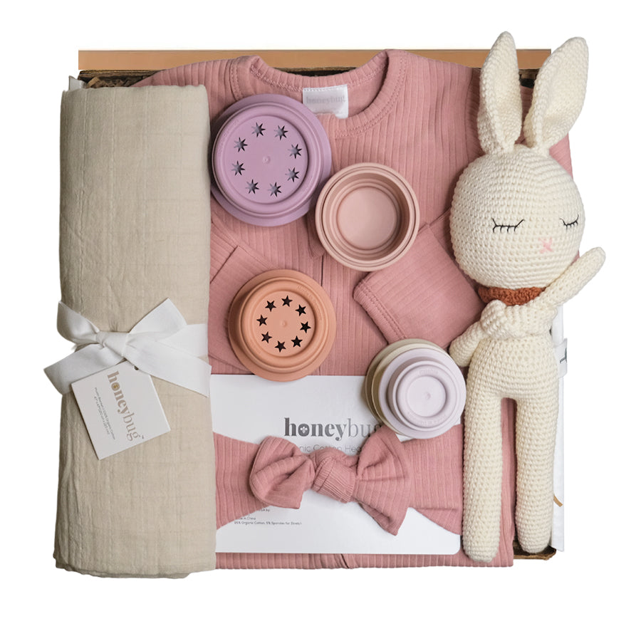 Bunny Friend Gift Box - Blush - HoneyBug 