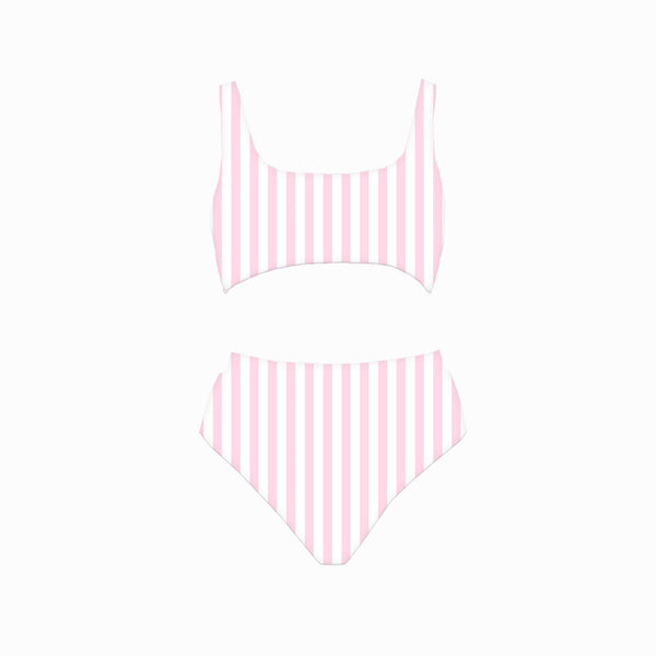 Pink Stripes - bikini by Bermies - HoneyBug 