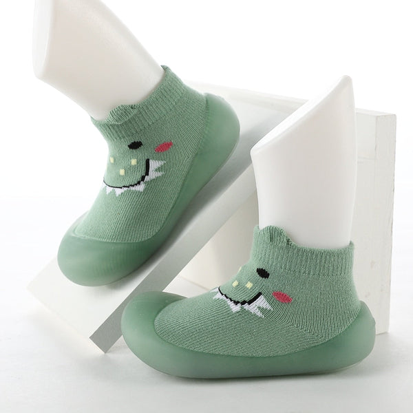 Baby Pet Sock Shoes - Monster Green - HoneyBug 