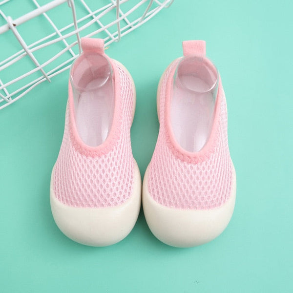 Baby First Walkers - Light Pink - HoneyBug 