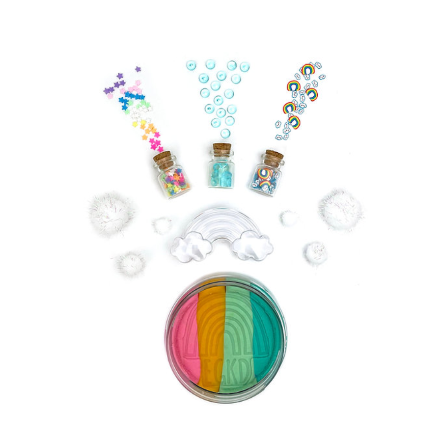 Rainbow Sensory Play Dough Kit - HoneyBug 