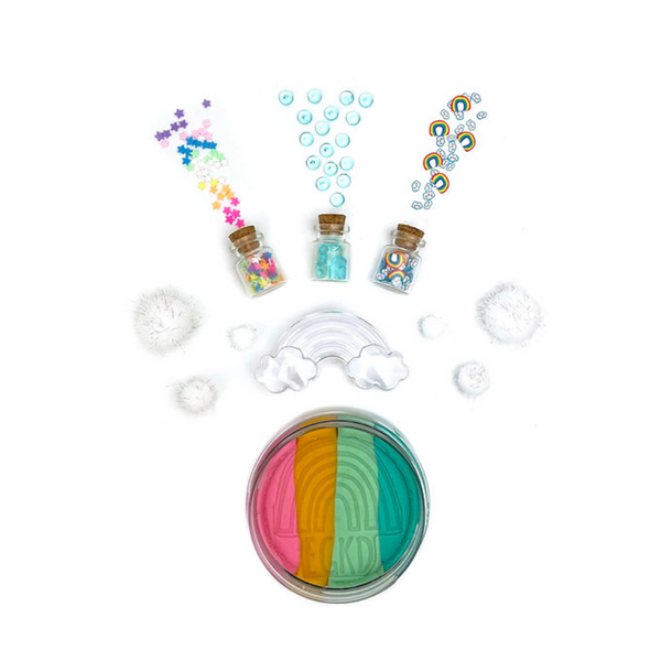 Rainbow Sensory Play Dough Kit - HoneyBug 