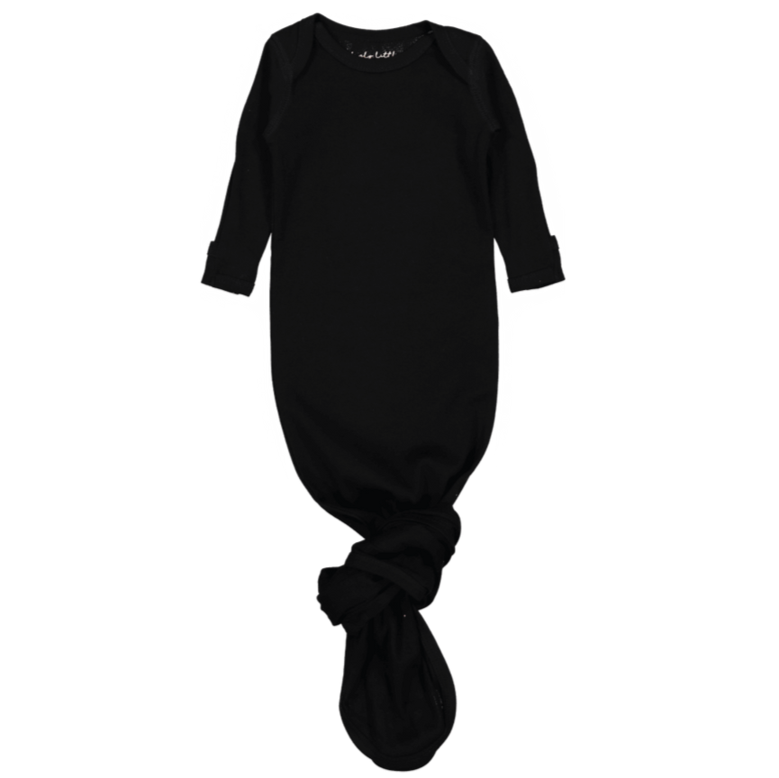 The Baby Gown - Black - HoneyBug 