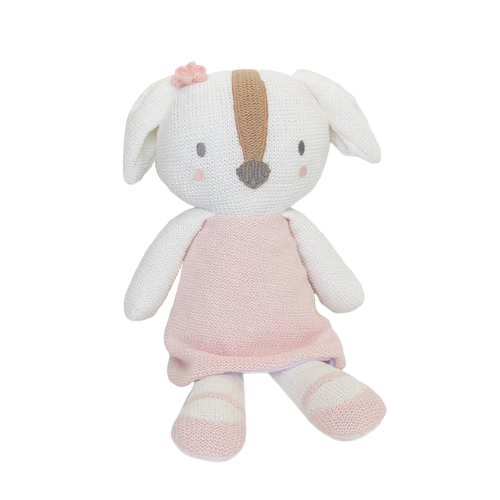 Knitted Toy - Ms. Rory Puppy - HoneyBug 