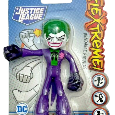 Mattel Justice League 4-Inch Flextreme Figure - Joker - HoneyBug 