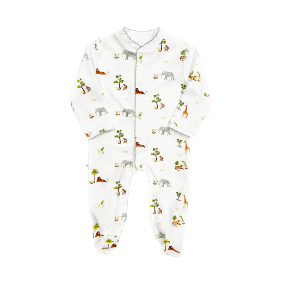 Safari Footed Pajama - HoneyBug 