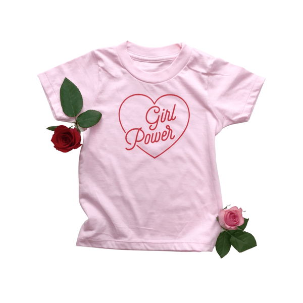 Girl Power T-Shirt - Pink - HoneyBug 