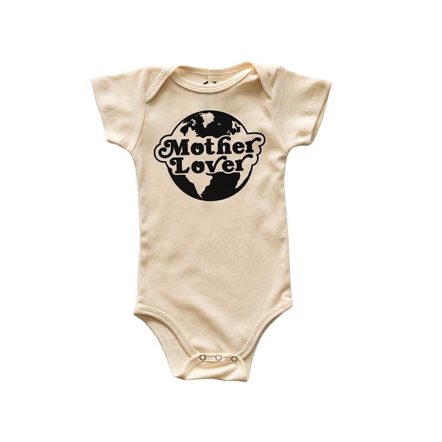 Mother Lover Baby One-Piece, Natural - HoneyBug 