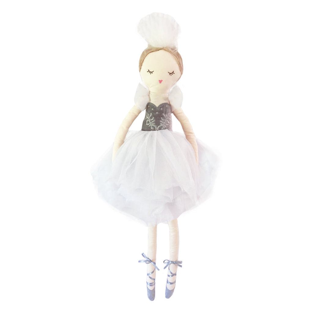'Nina' Silver Prima Ballerina Doll - HoneyBug 