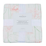 Water Lily Bamboo Throw Blanket - HoneyBug 