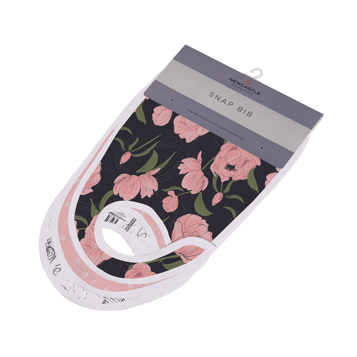 London, Paris, New York Snap Bibs - HoneyBug 