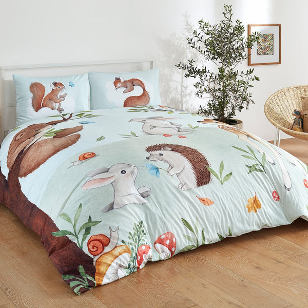 Enchanted Forest Duvet & Pillowcase - HoneyBug 