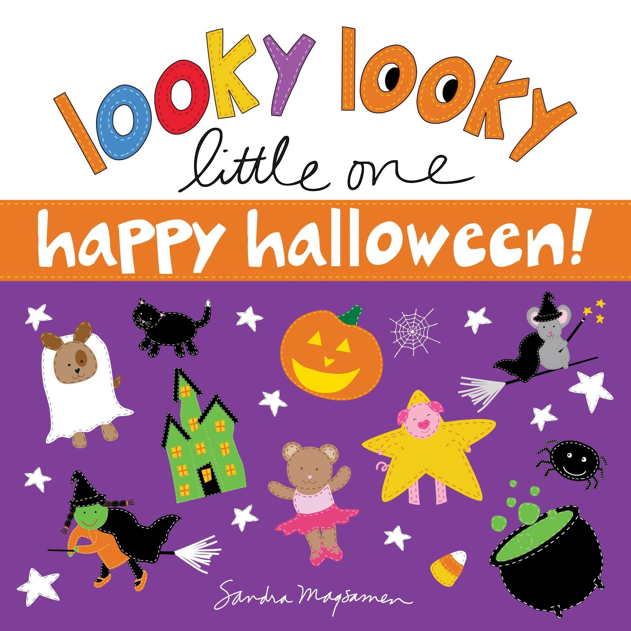 Looky Looky Little One: Happy Halloween (Board Book) - HoneyBug 