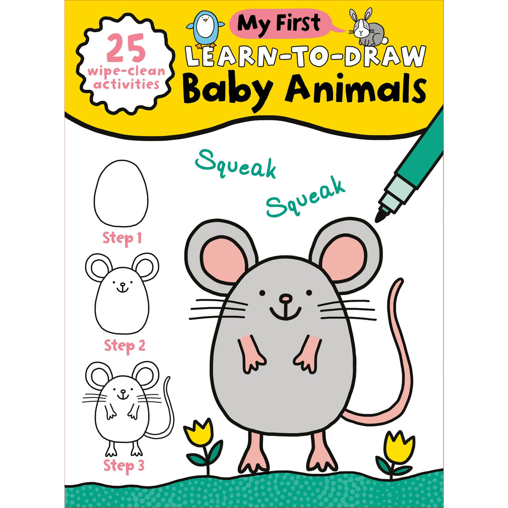 My First Learn To Draw: Baby Animals - HoneyBug 