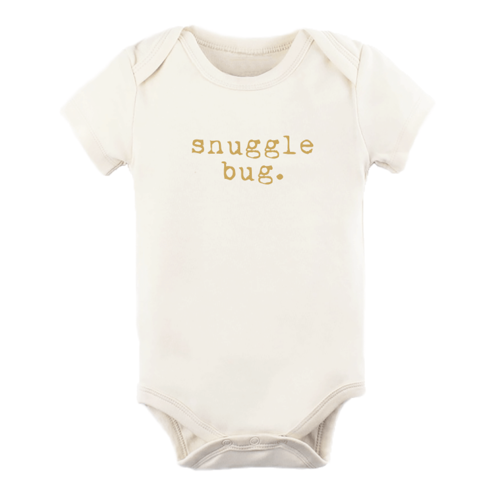 Snuggle Bug - Short Sleeve Bodysuit  Goldenrod - HoneyBug 