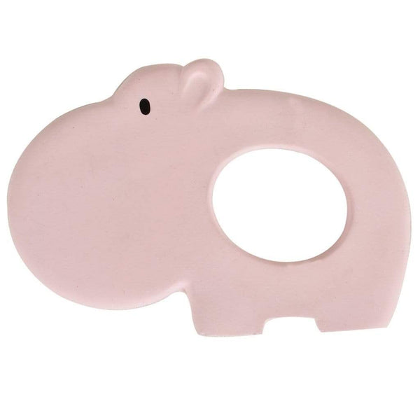 Hippo - Natural Rubber Teether - HoneyBug 
