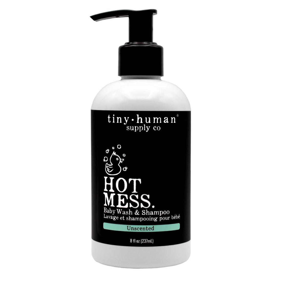 Tiny Human Supply Co. Hot Mess Shampoo and Baby Wash - Unscented - HoneyBug 