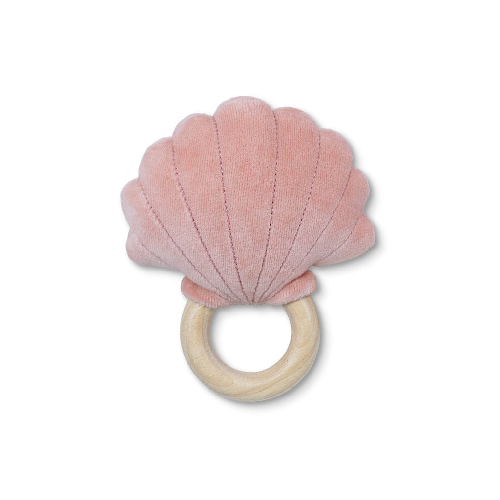 Pink Shell Rattle - HoneyBug 