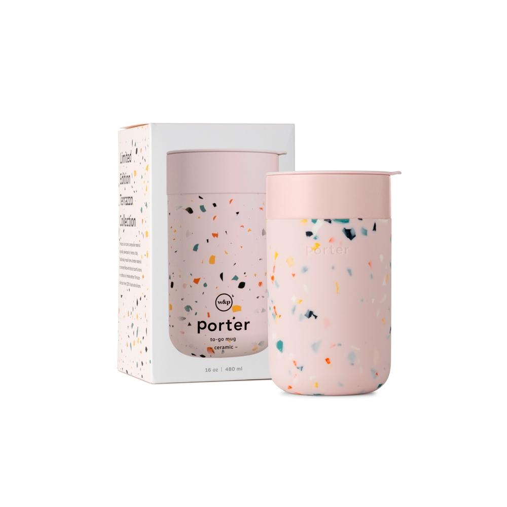Porter Mug 16oz - Terrazzo Blush - HoneyBug 