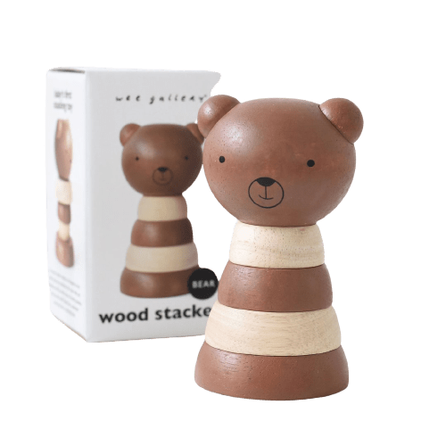 Wood Stacker - Bear - HoneyBug 