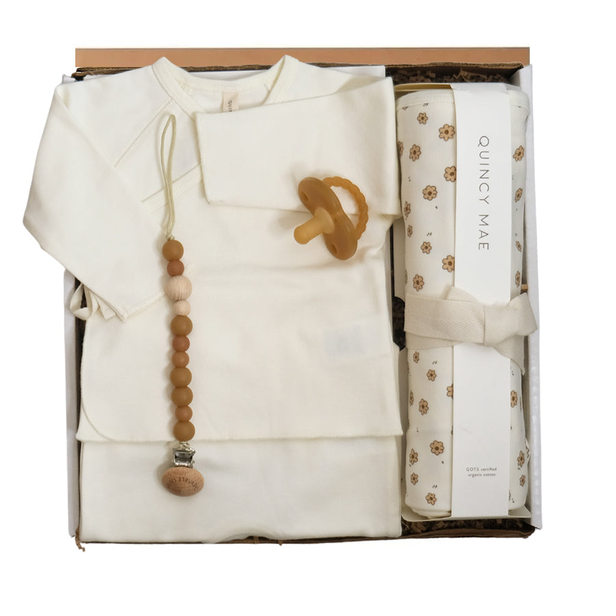 Quincy Mae Modern Babe Gift Box - Ivory - HoneyBug 