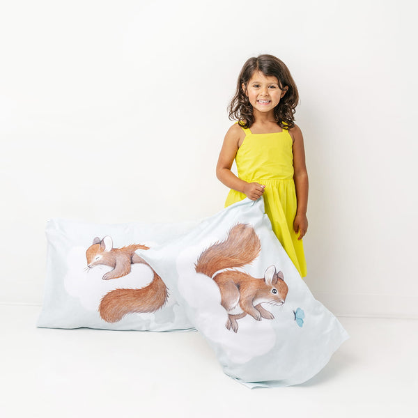 2-pack Enchanted Forest Standard Size Pillowcases - HoneyBug 