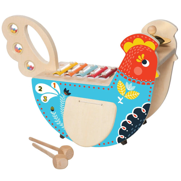 Musical Chicken by Manhattan Toy - HoneyBug 