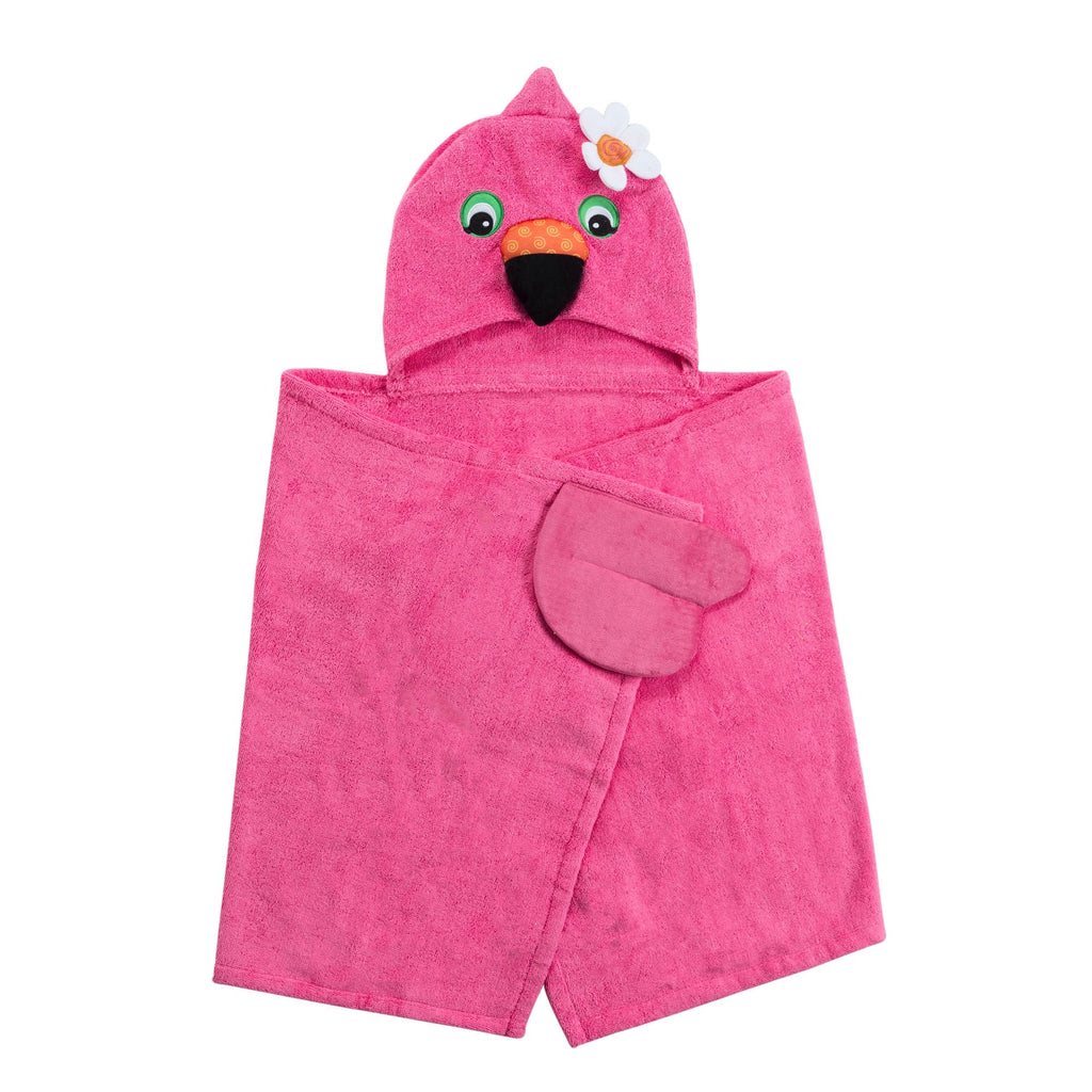 Franny the Flamingo Toddler Towel - HoneyBug 